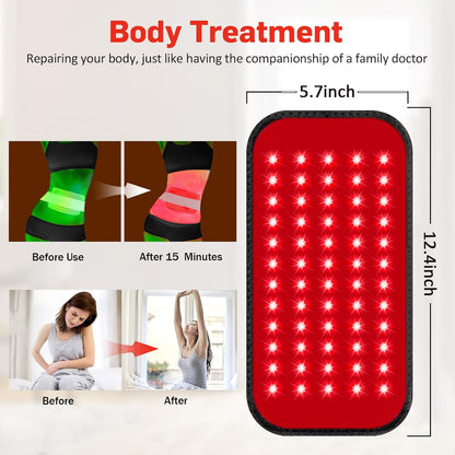 60LED Dual-Wavelength Red Light Waist Wrap Belt