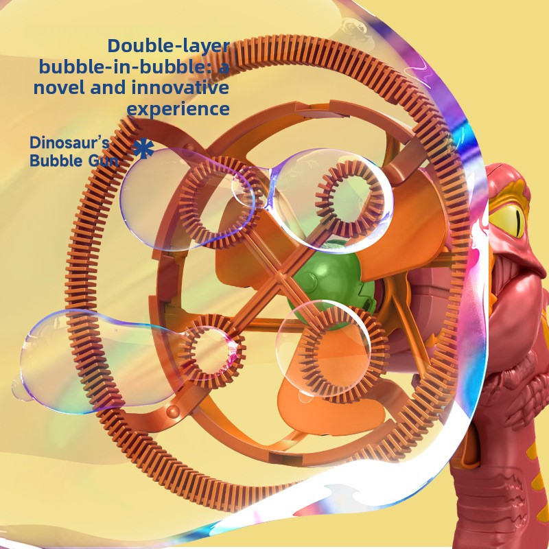 Dinosaur Electric Bubble Blower Toy
