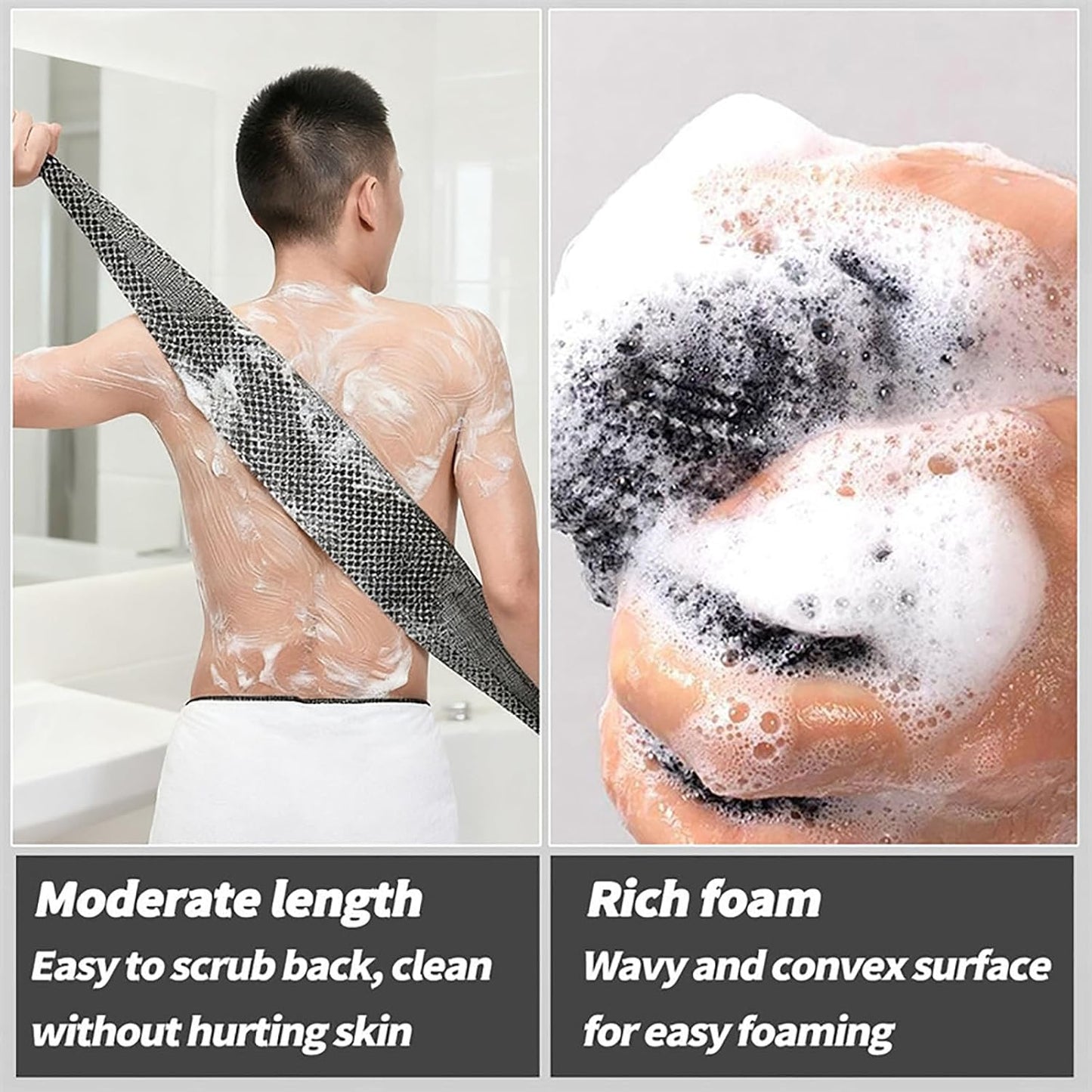 Exfoliating Shower Towels – Soft & Quick-Dry