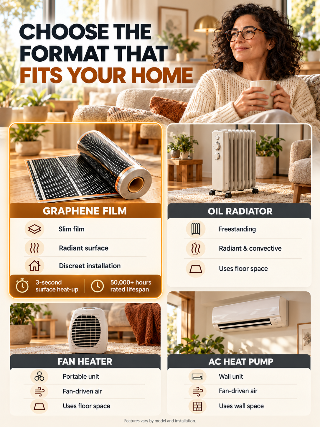 2026 All New German High-Tech Graphene Wall Heater