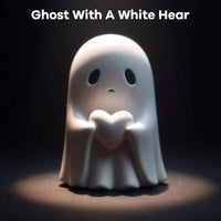 Ghost with white heart