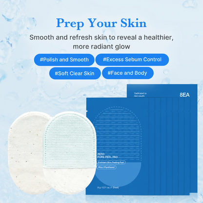 Body Gommage Exfoliating Pad 8ea for Smooth Skin
