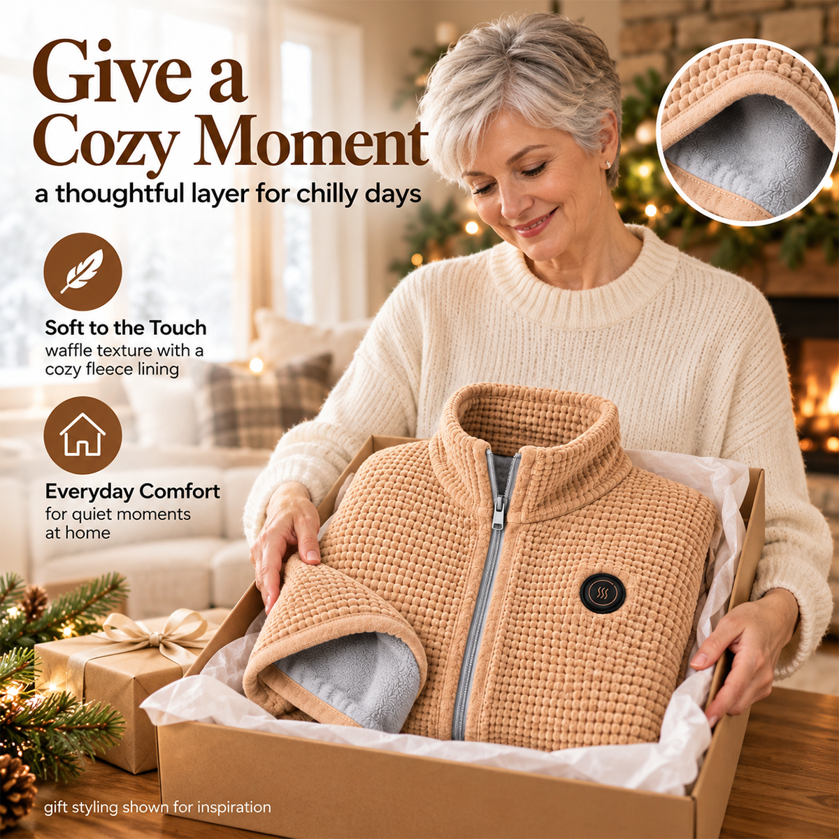 ❄️Heated Wearable Blanket – Stay Warm at Your Desk Without Bulky Layers 🔥