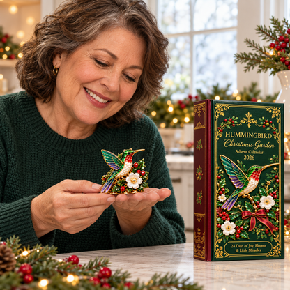 24 Days of Joy in Bloom — Hummingbird Christmas Garden Advent Calendar 2026