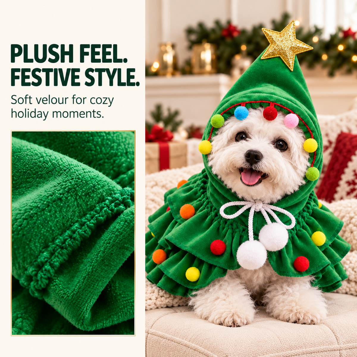 Christmas Tree Pet Costume