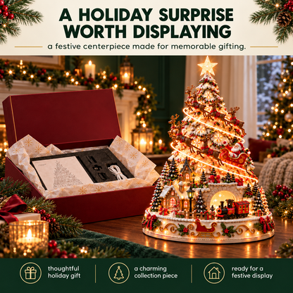 🏆 60,000+ Sold - 🎄Christmas Village Lightscape Tree