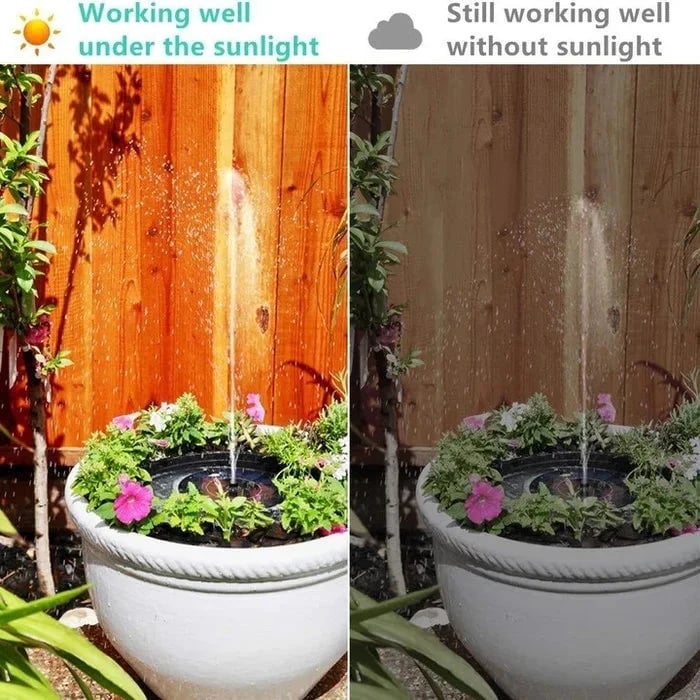 ⏳Time-Limited Special⏰Compact Solar Bird Fountain Pump – Keep Your Garden Alive! 🐦️