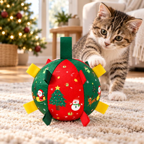 Christmas Cat Ball