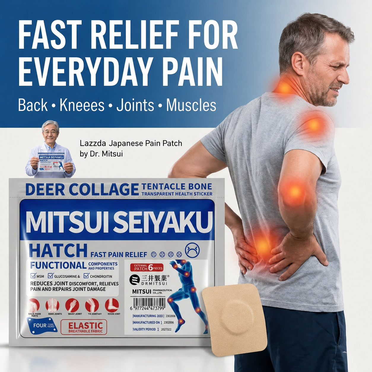Japanese Pain Patch by Dr. Mitsui