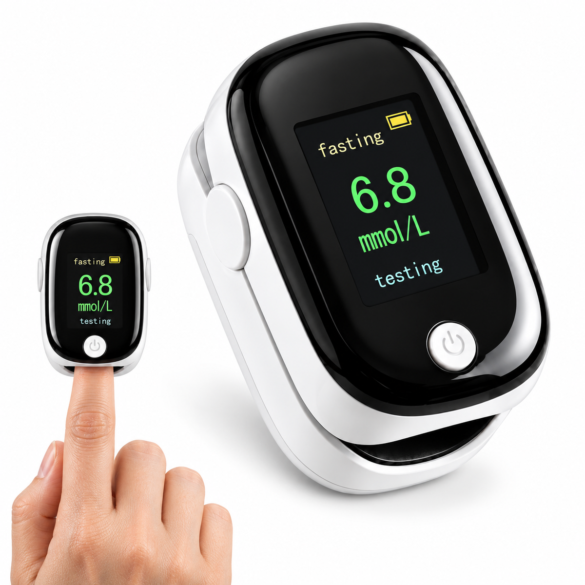 Non-Invasive Fingerstick Blood Glucose Meter—Results in 5 Seconds—The Perfect Gift for Seniors