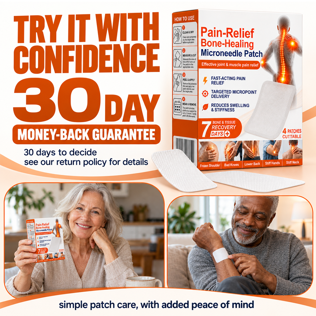 Advanced Microneedle Patches — Targeted Comfort for Everyday Movement
