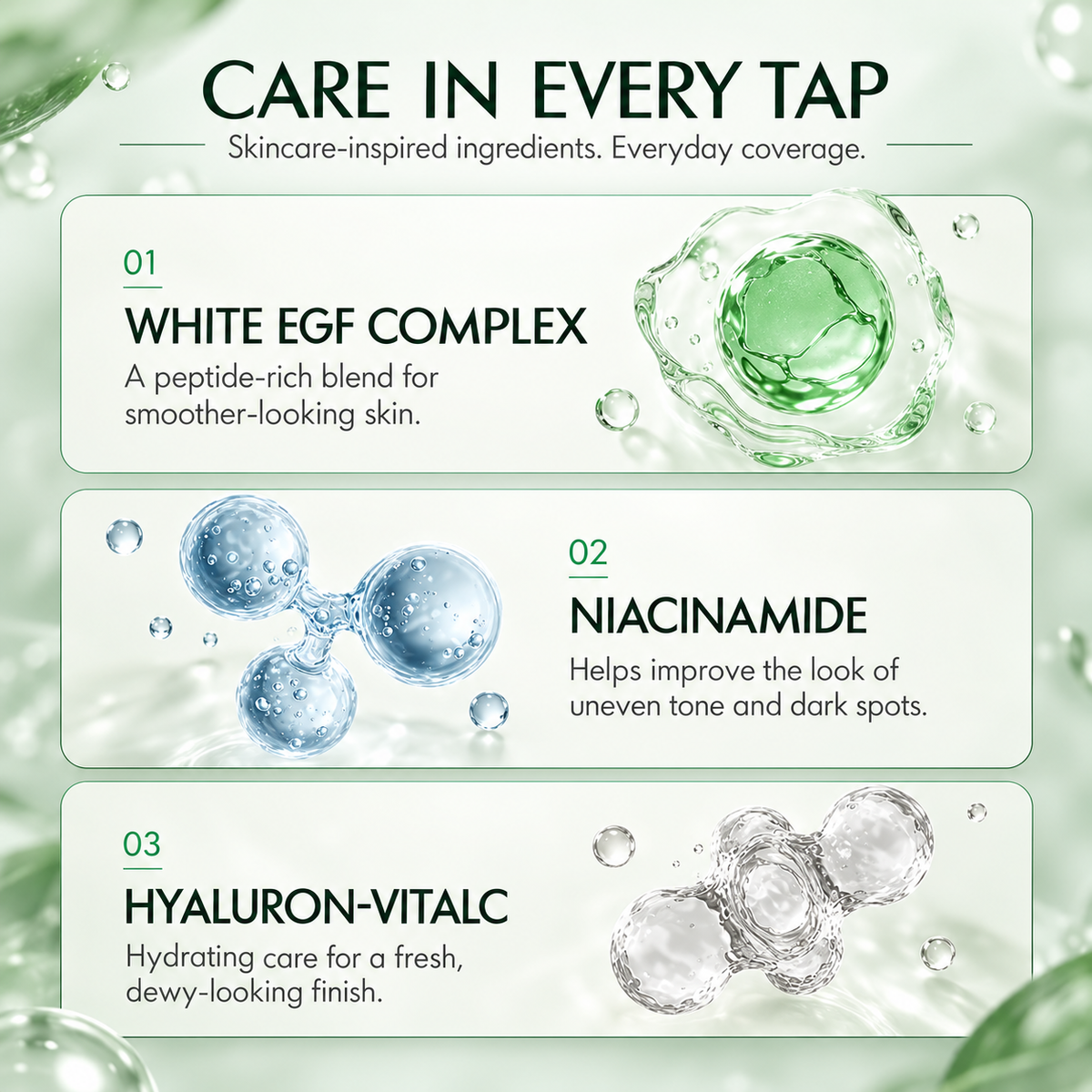 Toning Ampoule Cushion for everyday Korean skincare-inspired makeup