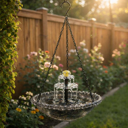 Solar Cascade Hanging Bird Bath Fountain🎁Buy 2 Free Shipping