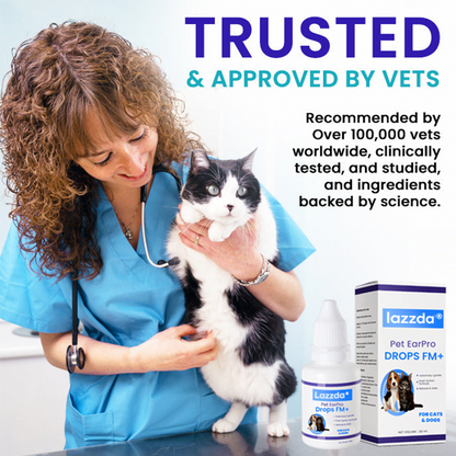 Lazzda Pet EarPro Drops FM+ (𝟟𝟘% 𝕆𝔽𝔽 𝗘𝗡𝗗𝗦 𝗜𝗡 𝟭𝟬 𝗠𝗜𝗡𝗨𝗧𝗘𝗦)