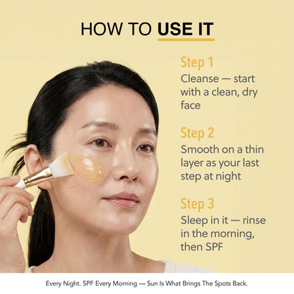 Lazzda Turmeric & Kojic Acid Overnight Mask