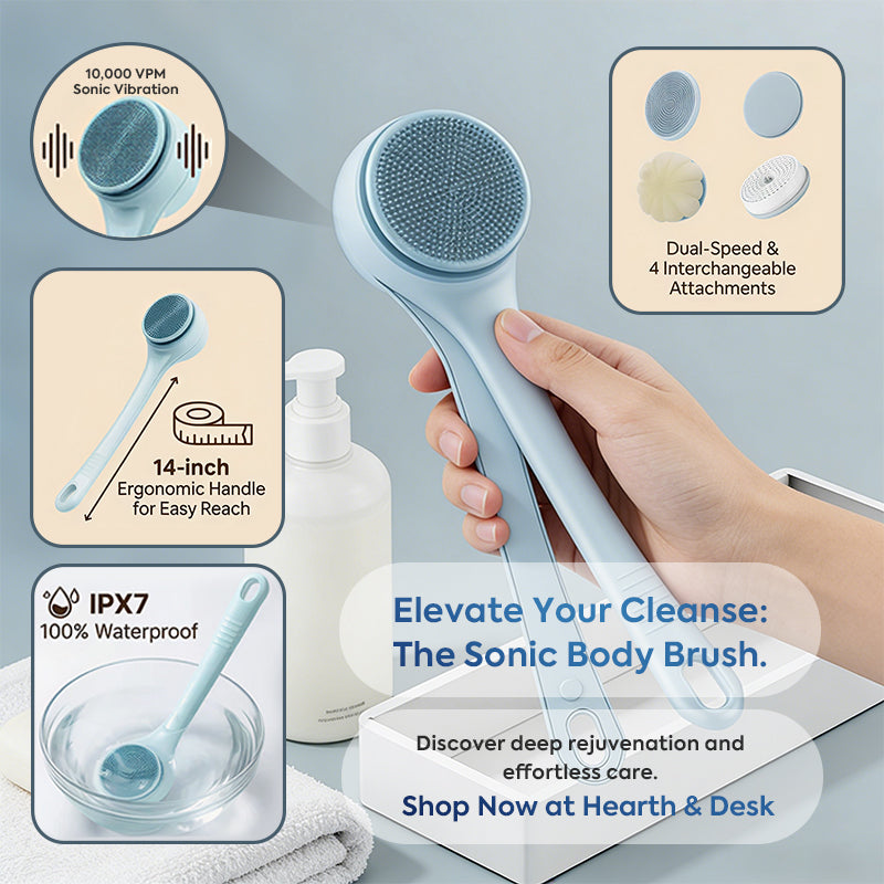 Sonic Body Brush & Back Scrubber