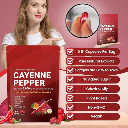 Cayenne Pepper Softgels For Men