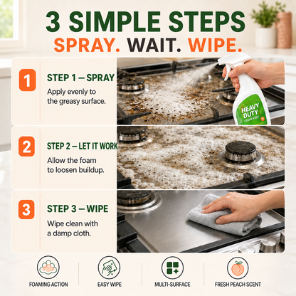 Heavy duty degreaser-Range Hood Cleaner Spray🧼🚀