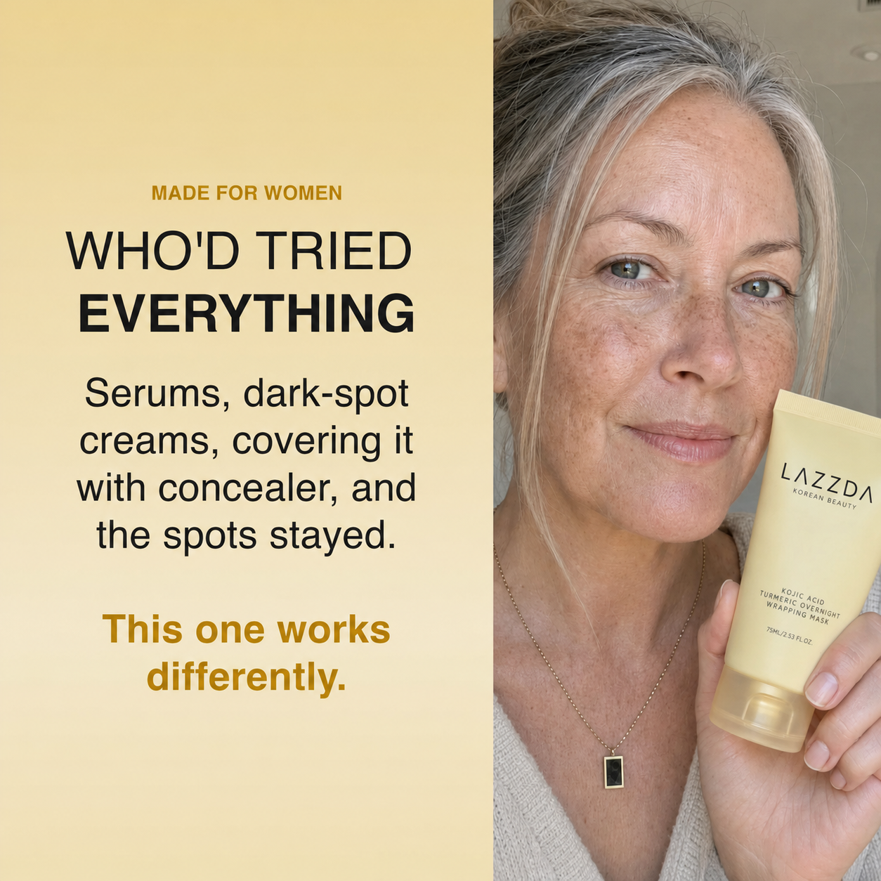 Lazzda Turmeric & Kojic Acid Overnight Mask