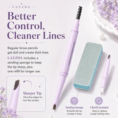 Feather Edge Brow Pencil 3-in-1 Kit (Pencil + Refill + Sanding Sponge)