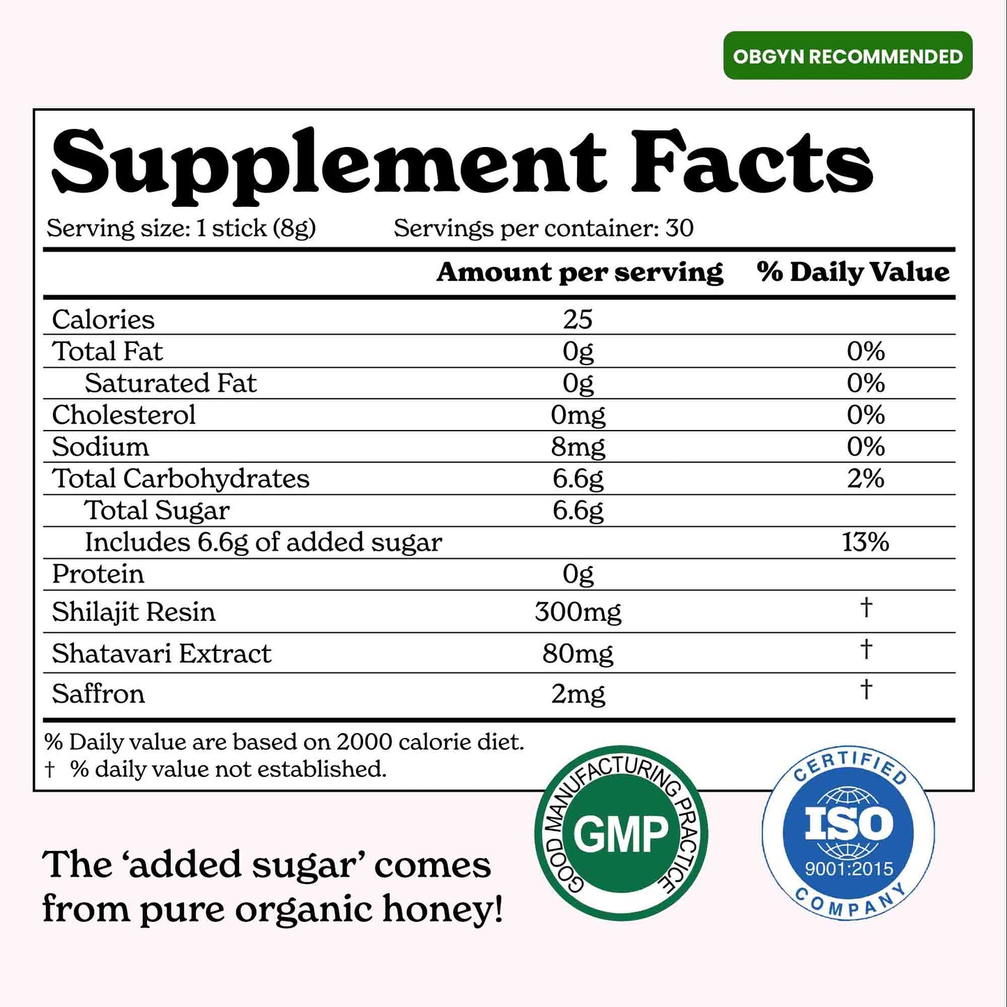 Women’s Vital Honey Sticks