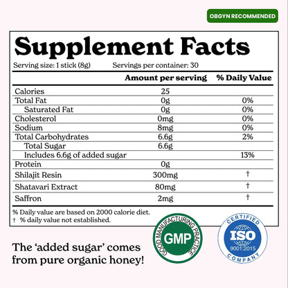 Women’s Vital Honey Sticks