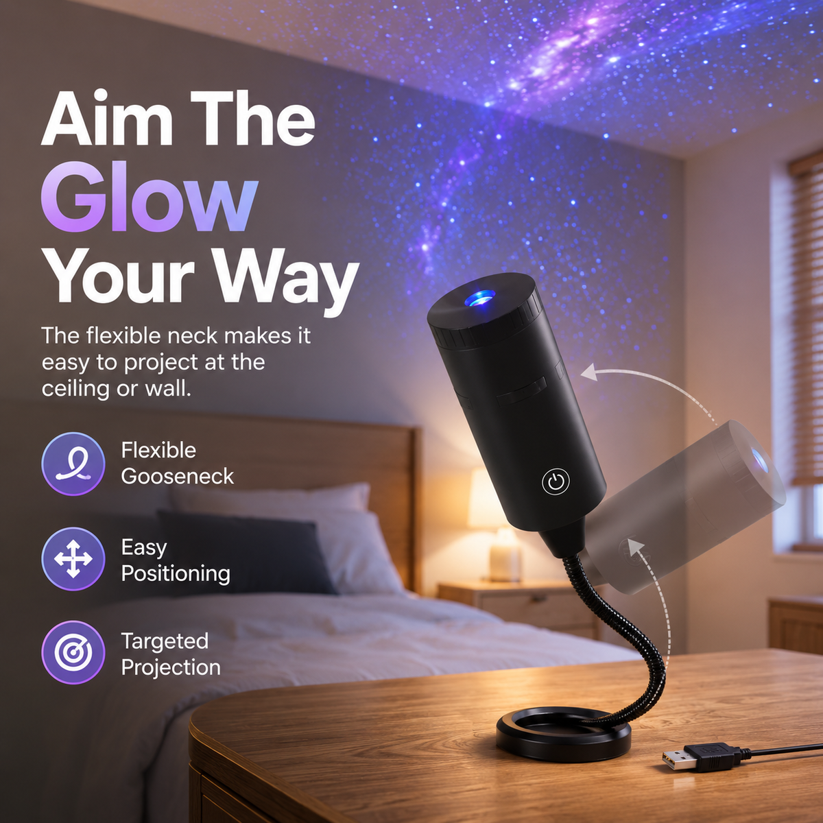 ✨ Plug-and-Play HD Star Projecto 2026