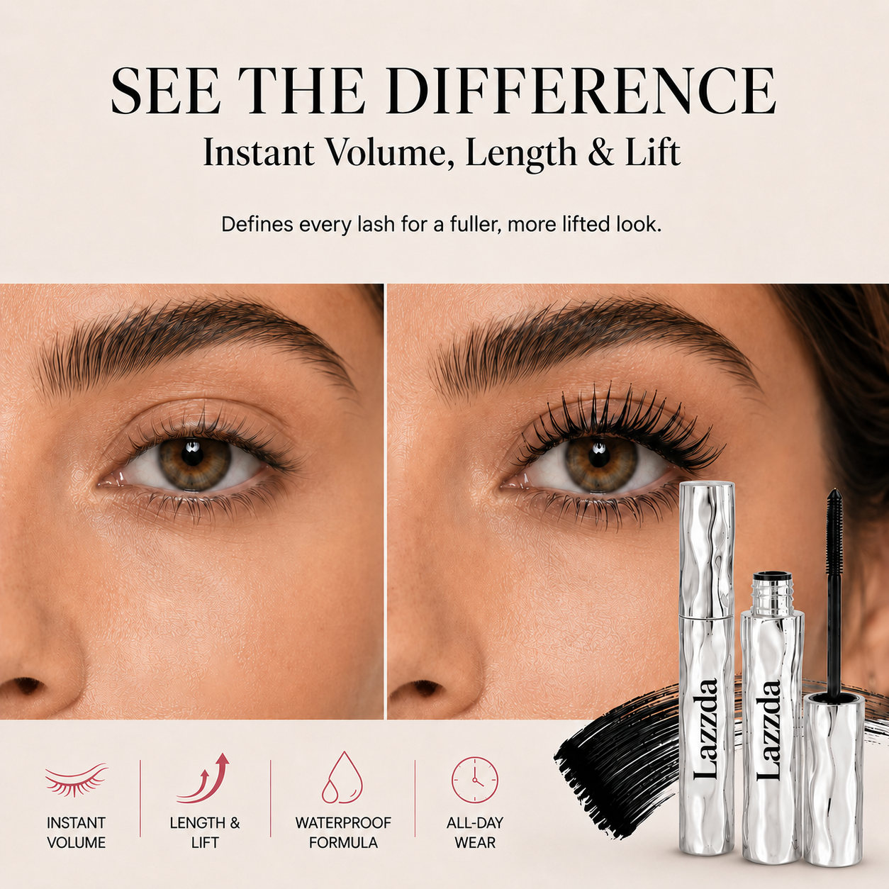 Waterproof Curling Lengthening Mascara