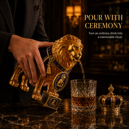 Royal Lion Limited Edition Decorative Bottle