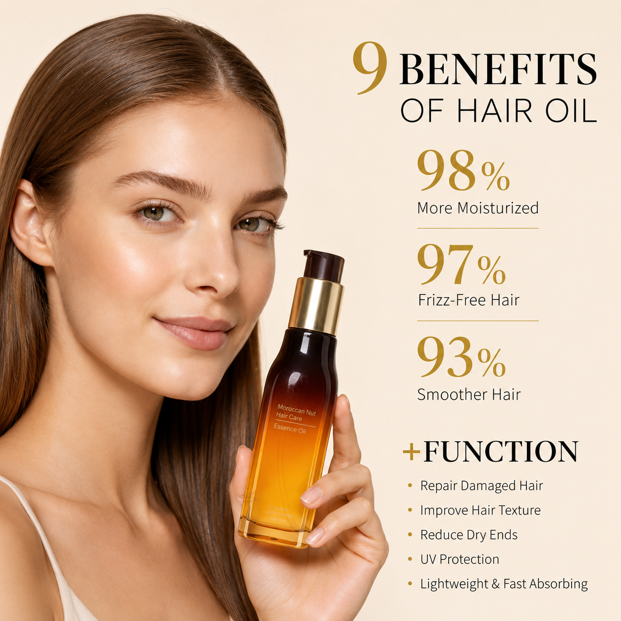 🔥2026 HOT SALE🔥Intense Repair Hair Oil- Dry Hair Rescue & Frizz Control