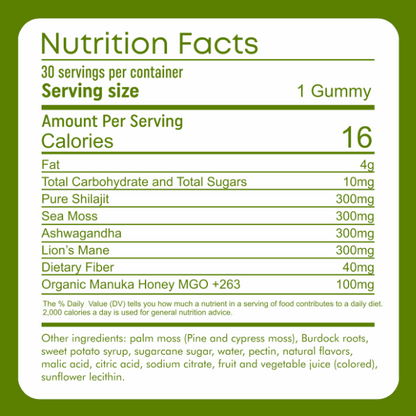 Lazzda 4-in-1 Vitality Gummies