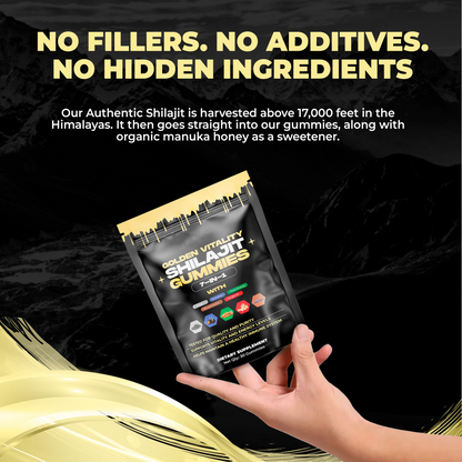 Lazzda Shilajit Gummies（Mixed Packaging Of Old And New）