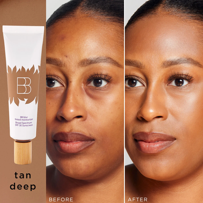 blur tinted moisturizer SPF 30 - instantly brightens, hydrates & smooths your dermato