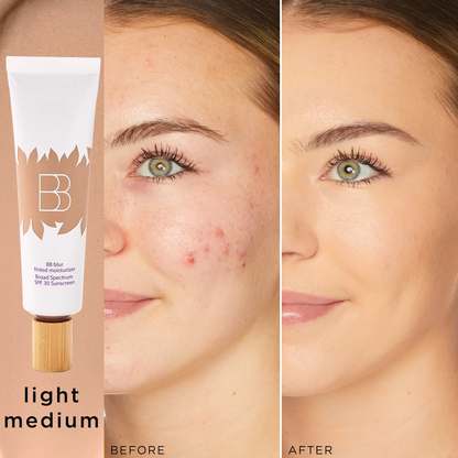 blur tinted moisturizer SPF 30 - instantly brightens, hydrates & smooths your dermato