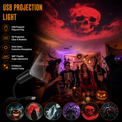 Plug‑and‑Play HD Holiday Projector, Multi‑Scene Projection Light for Christmas, Halloween & Faith‑Themed Decor 2026