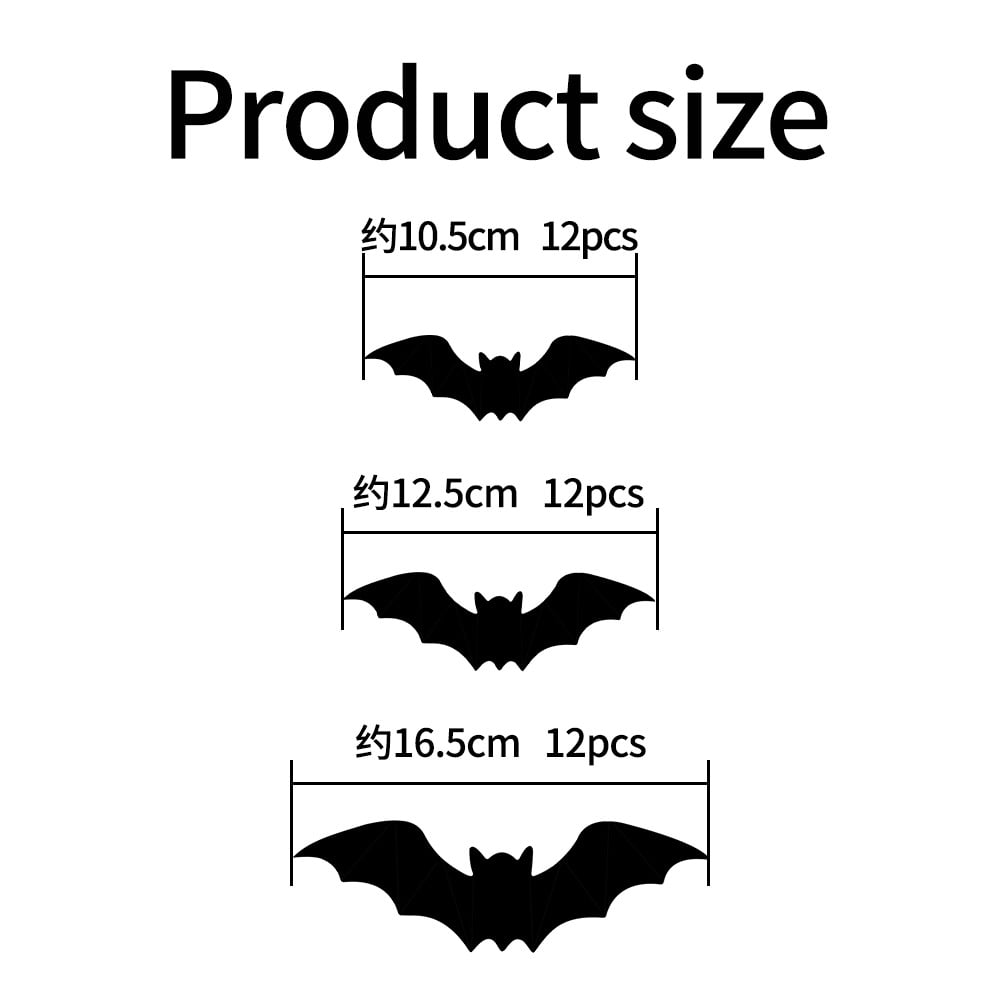 🔥Halloween 3D Lighted LED Flashing Bats