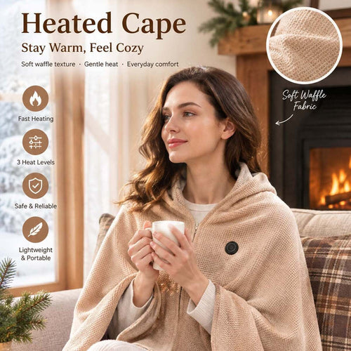 ❄️Heated Wearable Blanket – Stay Warm at Your Desk Without Bulky Layers 🔥