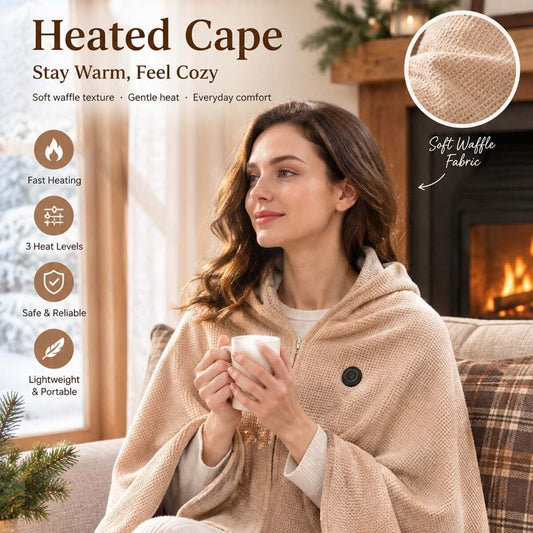 ❄️Heated Wearable Blanket – Stay Warm at Your Desk Without Bulky Layers 🔥