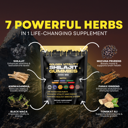 Lazzda Shilajit Gummies（Mixed Packaging Of Old And New）