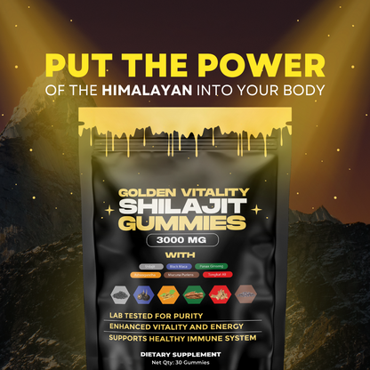 Lazzda Shilajit Gummies（Mixed Packaging Of Old And New）