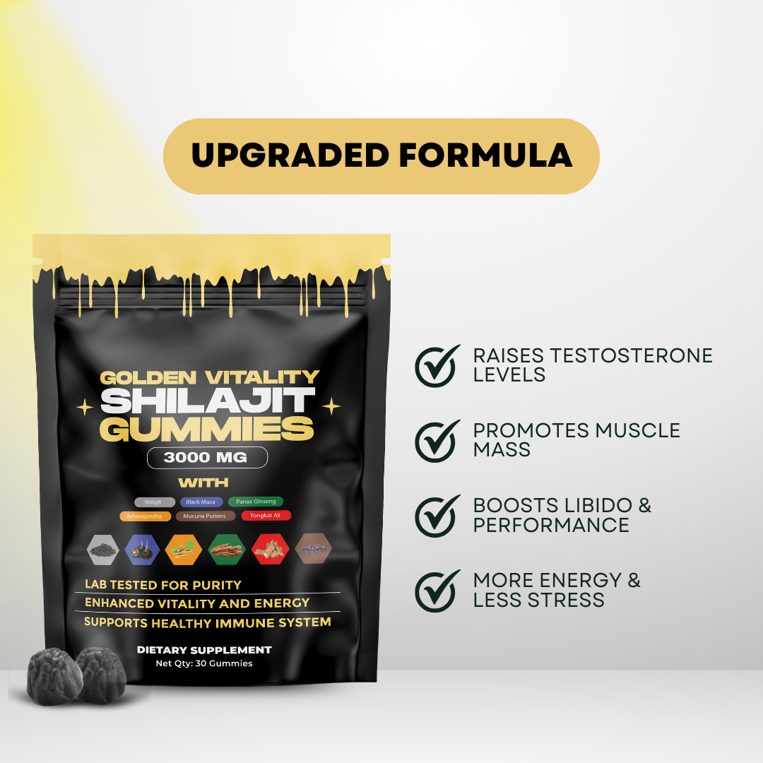 Lazzda Shilajit Gummies（Mixed Packaging Of Old And New）