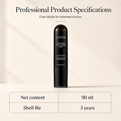 90ml Fluffy Hair Shaping Spray Long Lasting Volumizing Mist with Peach Fragrance 2026