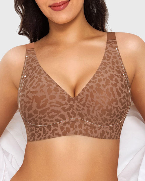 Seamless Deep V Push-Up Wireless Bra 3.0