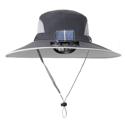2026 New Ultralight Solar Fan Sun Hat – Lighter Than a Baseball!