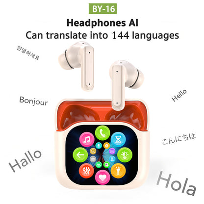 ⏰🔥 Bluetooth 6.0 Earphones LED Display High Fidelity Waterproof Wireless Earphones