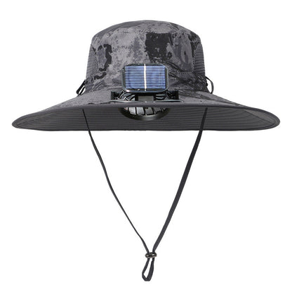2026 New Ultralight Solar Fan Sun Hat – Lighter Than a Baseball!
