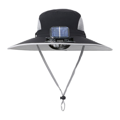 2026 New Ultralight Solar Fan Sun Hat – Lighter Than a Baseball!