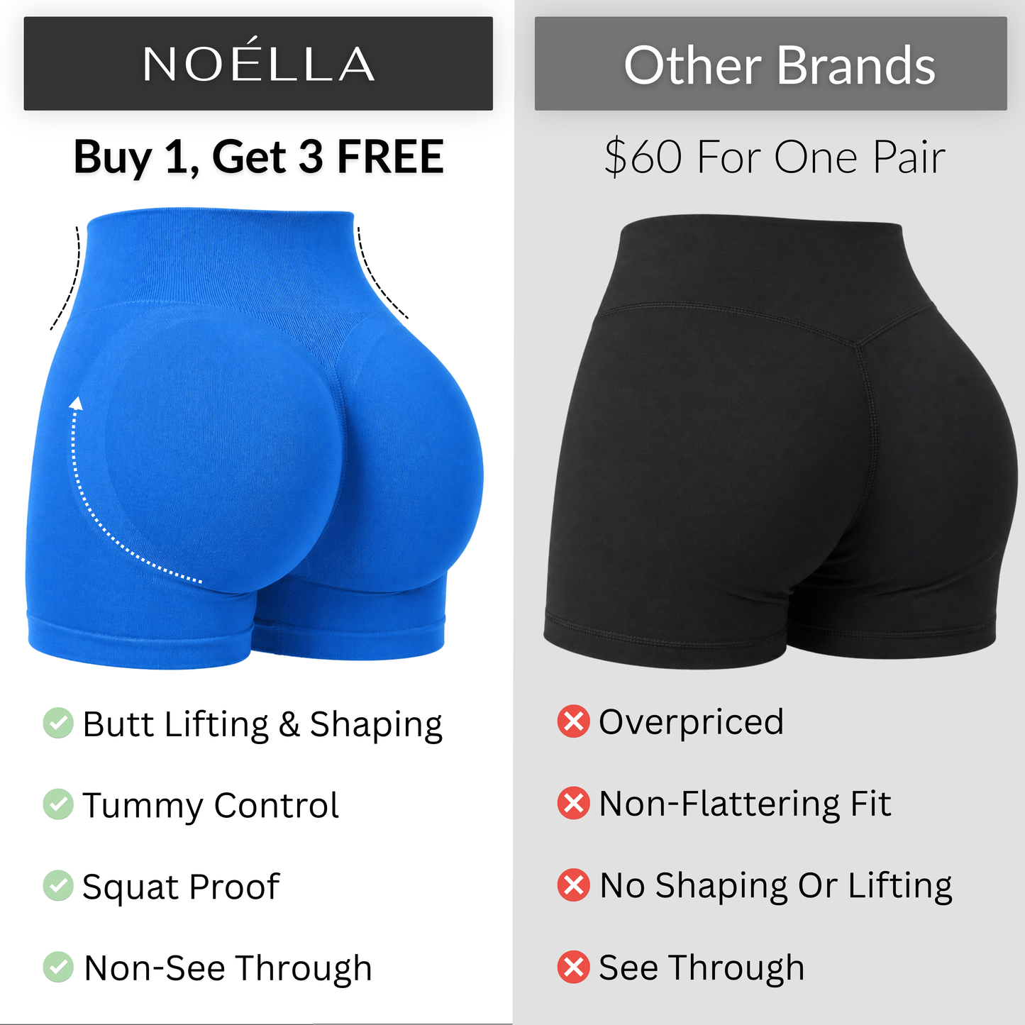 Lazzda Contour Shorts