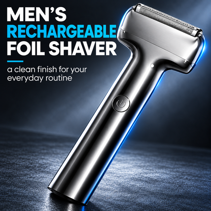 🪒Men's Rechargeable Foil Electric Shaver – Efficient Close Shaving, Cordless Portable Wet & Dry Beard Razor for Daily Grooming