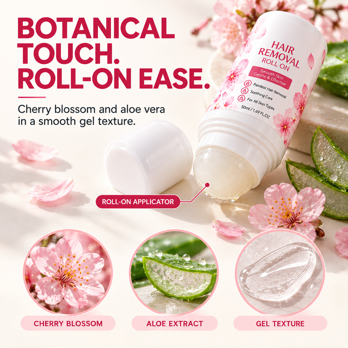Gentle Smooth Roll-On Body Hair Removal